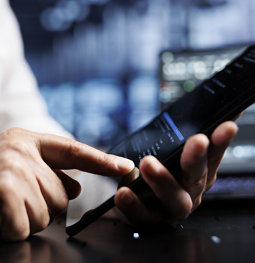 Serviceman coding in data center